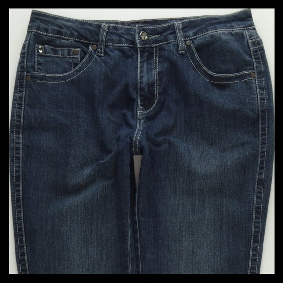 SOLD Jag Mid Rise Slim Leg Bling Women's 12 #1337 - Picture 3 of 9